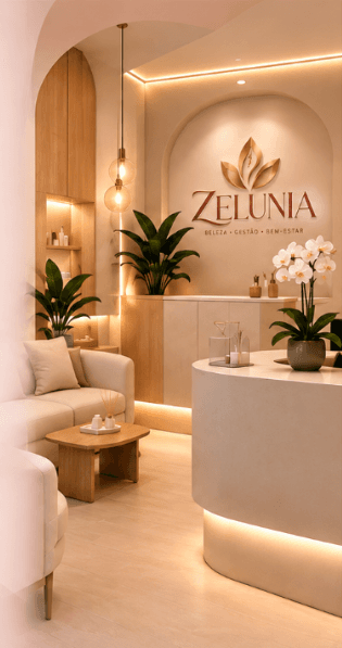 Ambiente estético sofisticado ZELUNIA